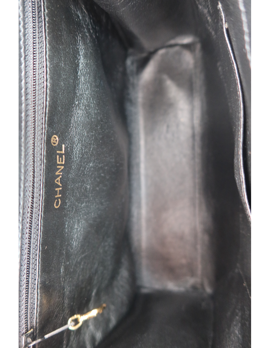 Chanel Vintage Black Matelasse Quilted Lambskin Shoulder Bag 1997–1999