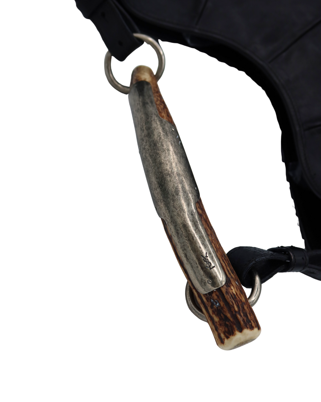 YSL Vintage Black Mombasa Bag