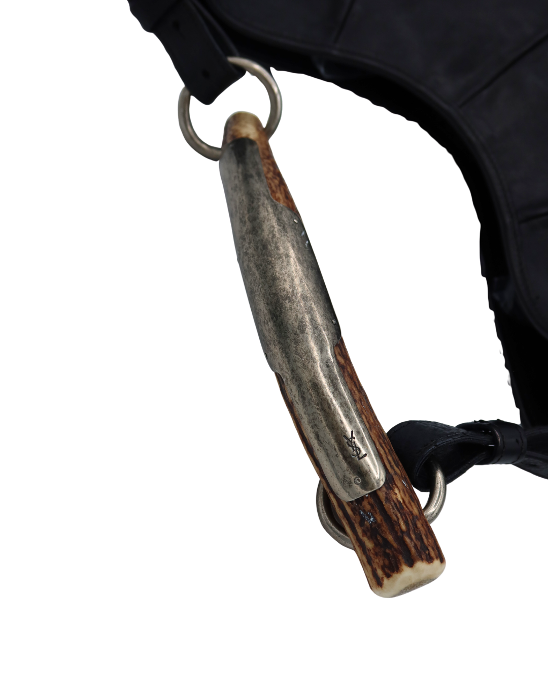 YSL Vintage Black Mombasa Bag