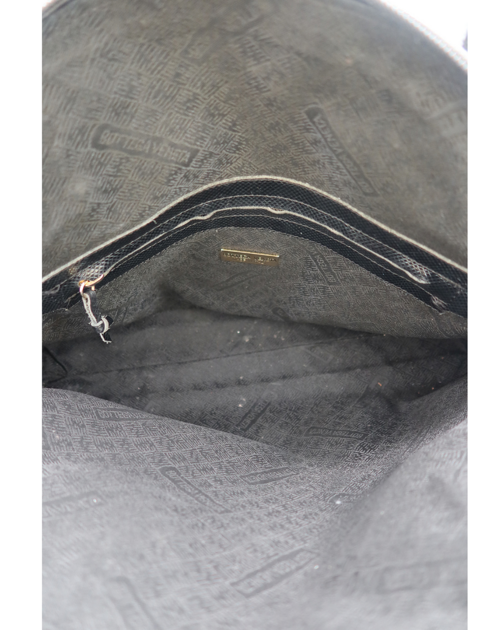 Bottega Veneta Vintage Black Textured Leather Dome Top Handle Bag Crossbody