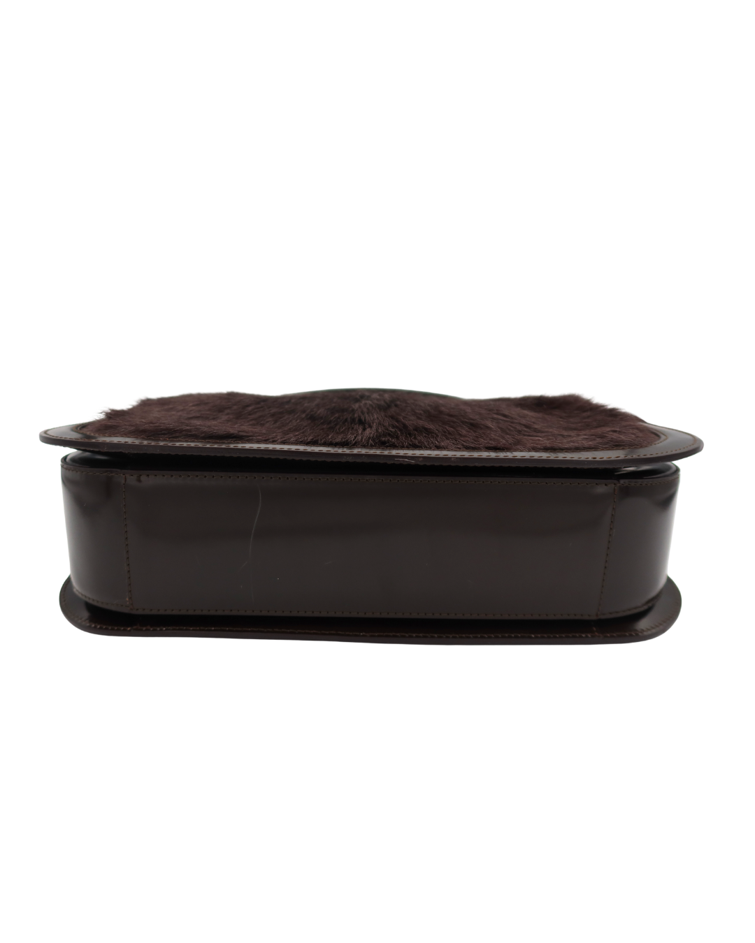 Celine Brown Pony Hair Top Handle Bag