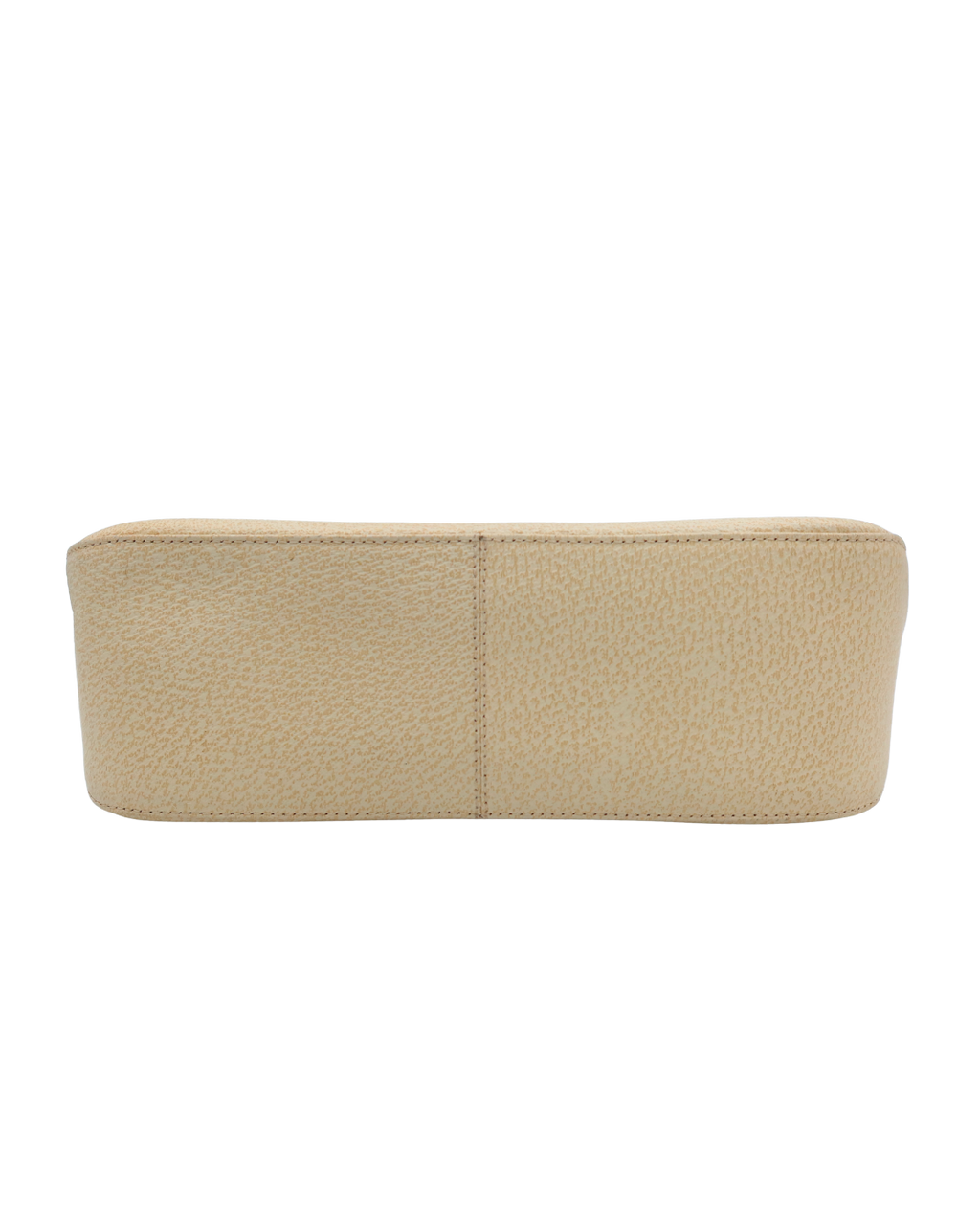 Fendi Vintage Cream Shoulder Bag with Pink Closure 2001