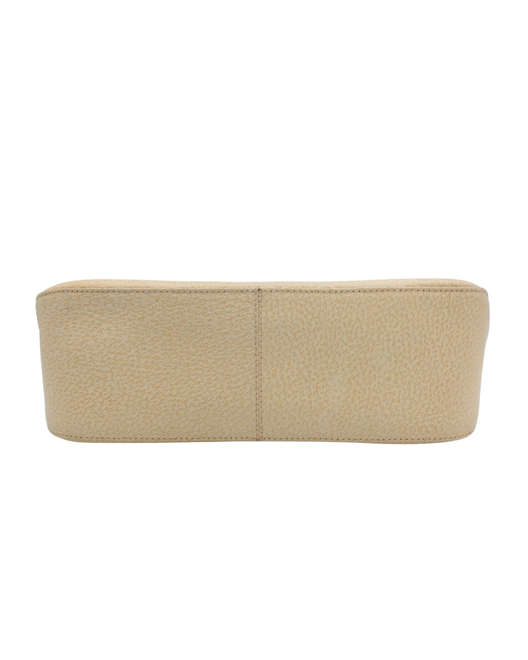 Fendi Vintage Cream Shoulder Bag with Pink Closure 2001
