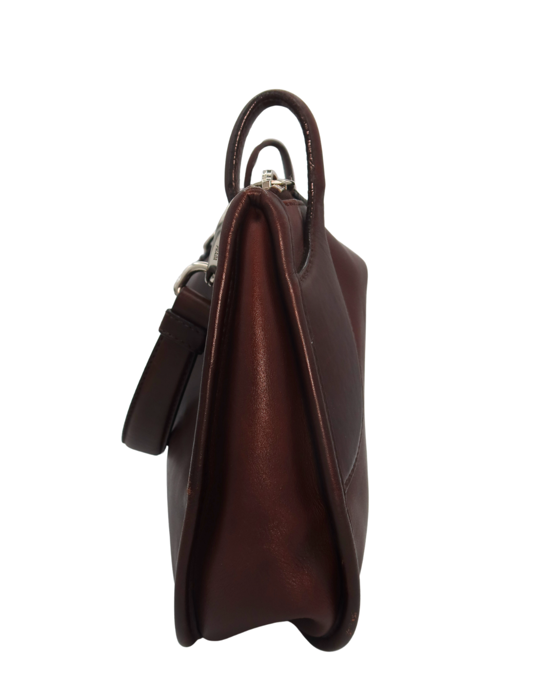 Prada Brown Leather Shoulder Bag
