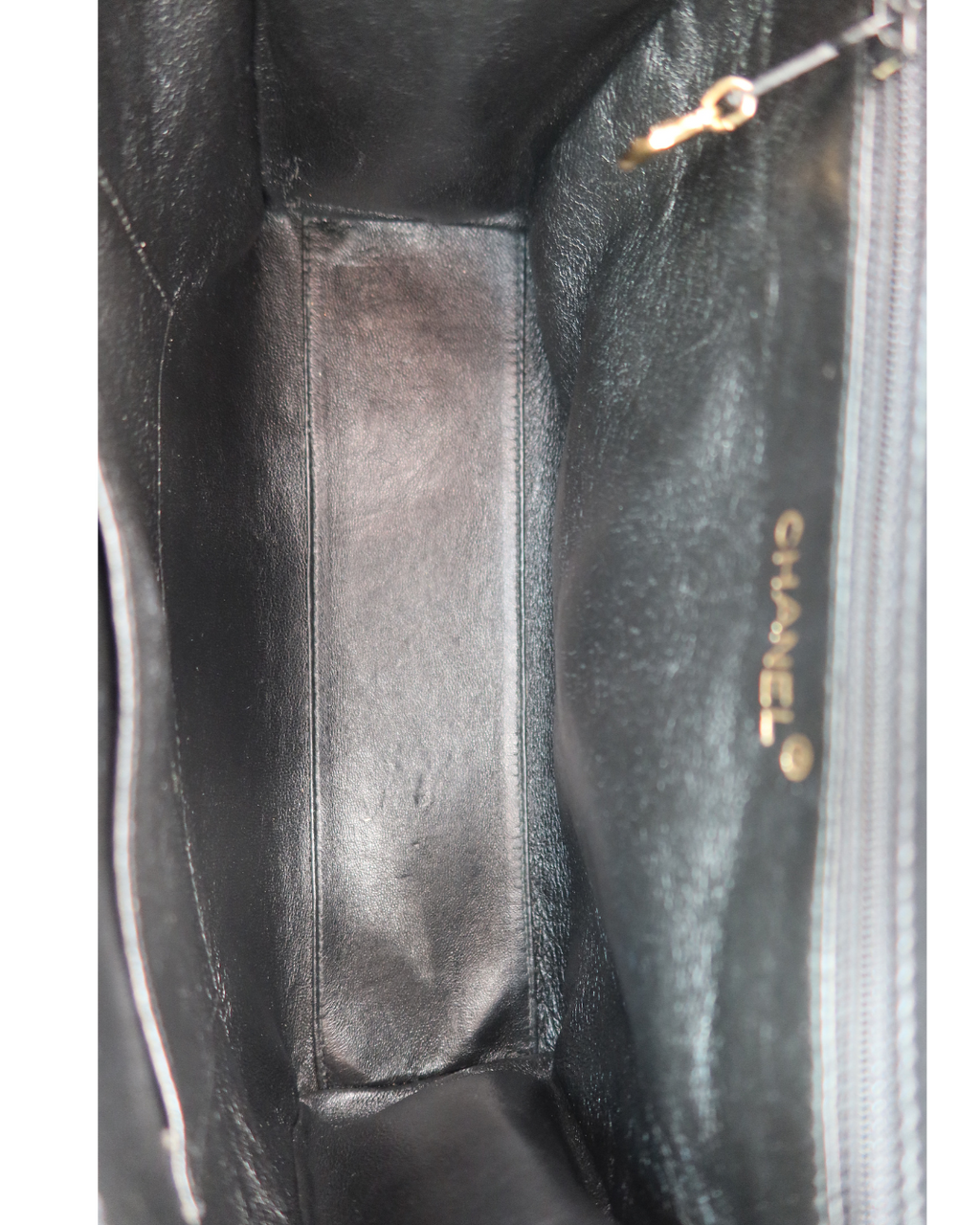 Chanel Vintage Black Matelasse Quilted Lambskin Shoulder Bag 1997–1999