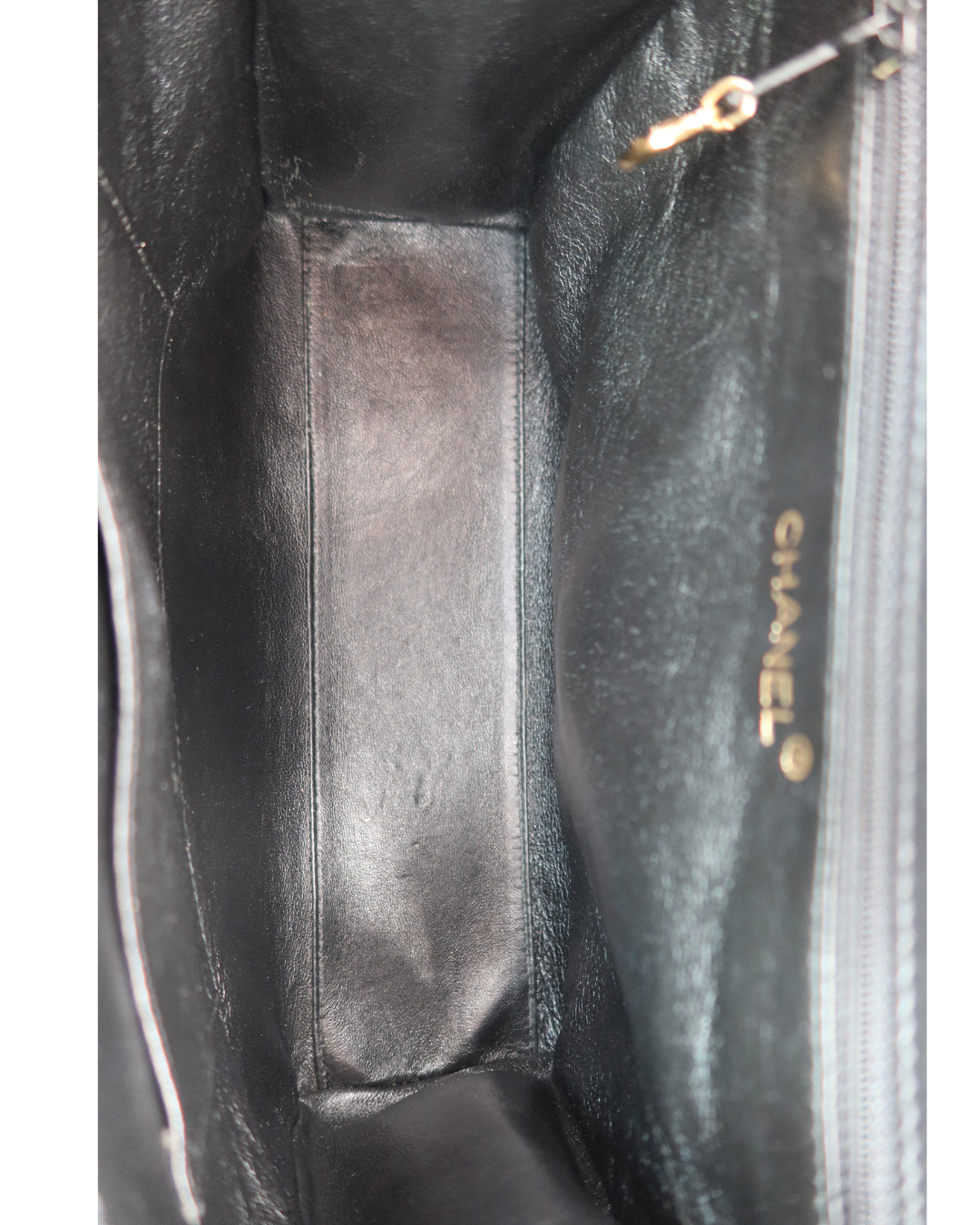 Chanel Vintage Black Matelasse Quilted Lambskin Shoulder Bag 1997–1999