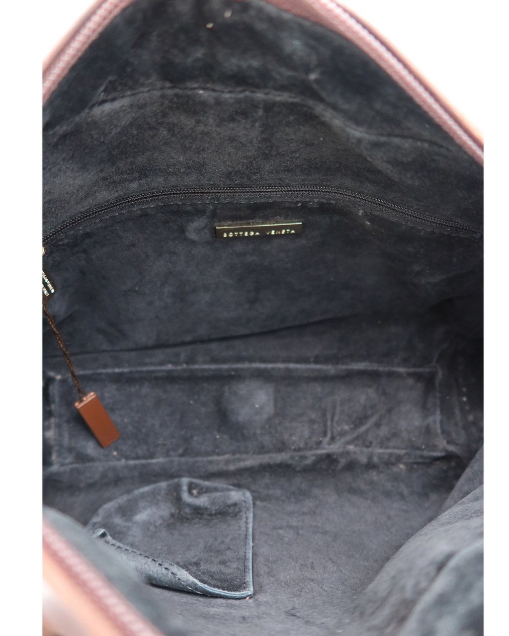 Bottega Veneta Brown Intrecciato Hand Bag with Crossbody Strap