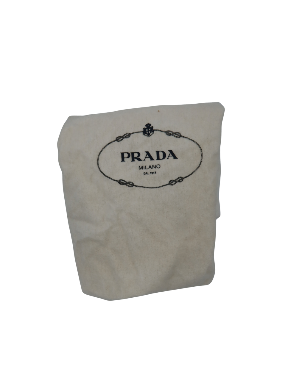 Prada Vintage Black Leather East-West Shoulder Bag