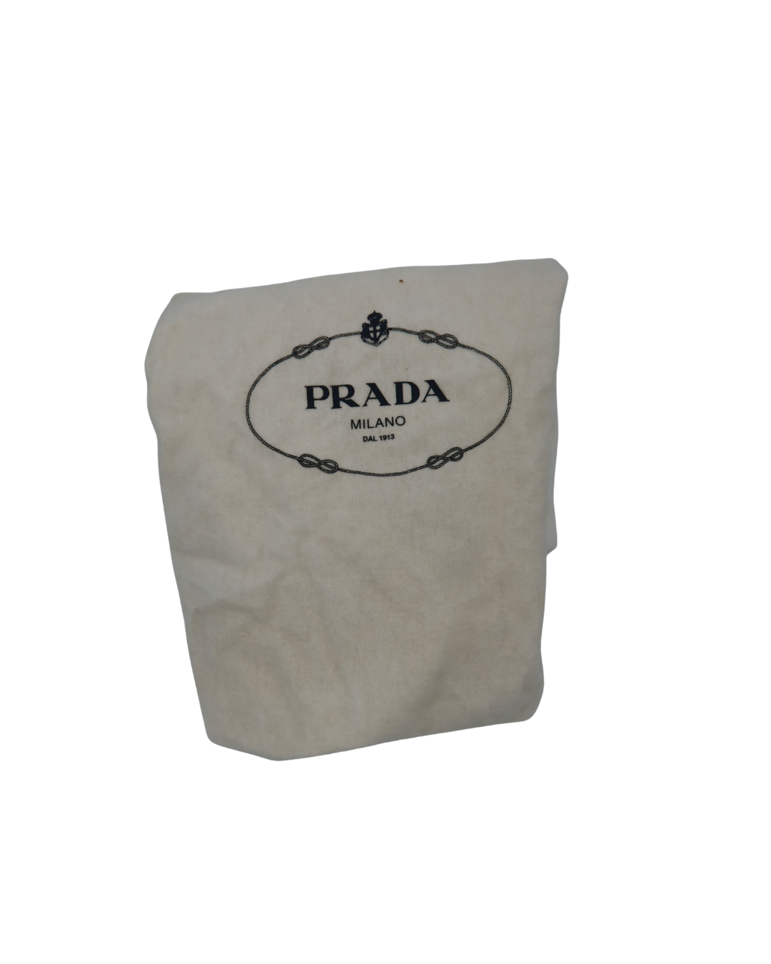 Prada Vintage Black Leather East-West Shoulder Bag