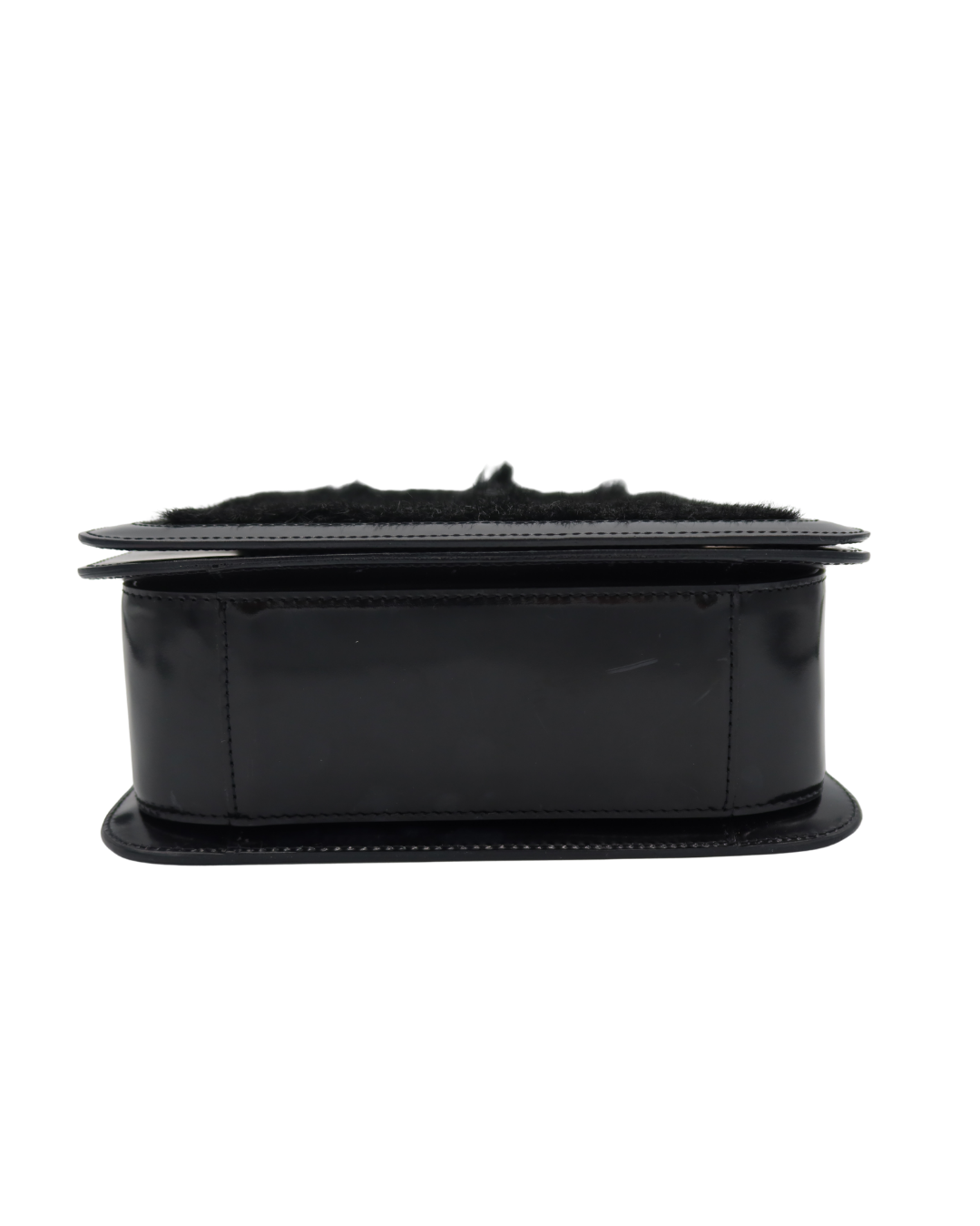 Celine Black Pony Hair Top Handle Bag 2000