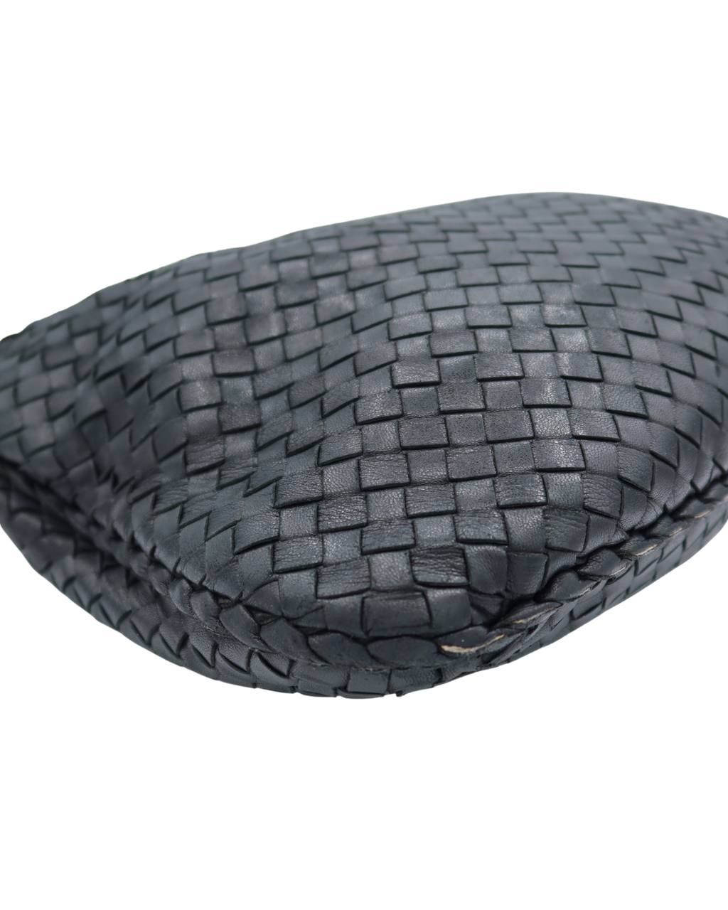 Bottega Black Intrecciato Hobo Bag