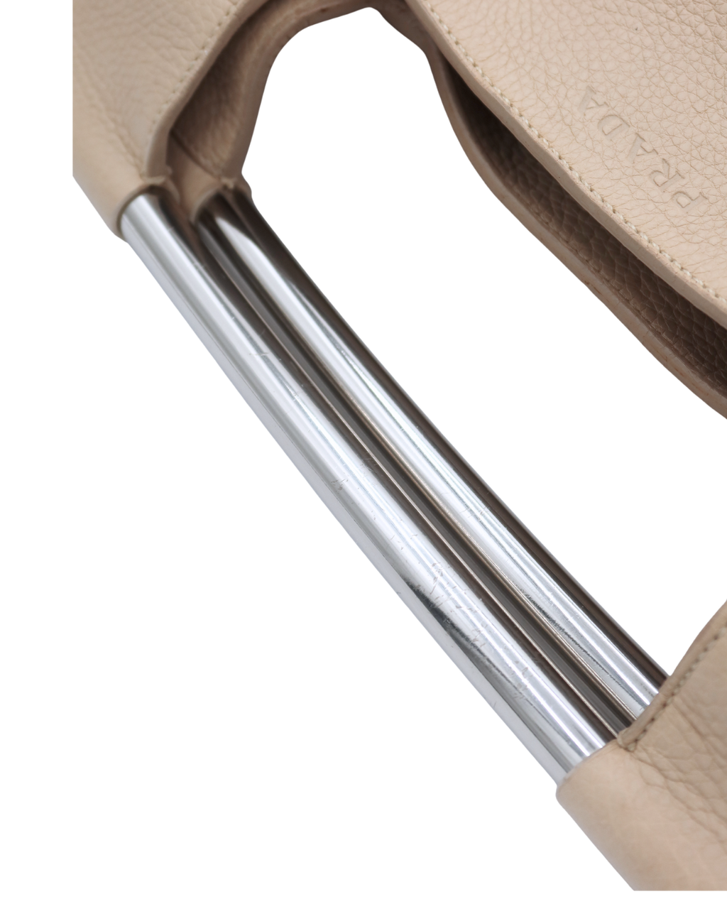 Prada Vintage Vitello Daino Bar Bag in Cream SS 2003