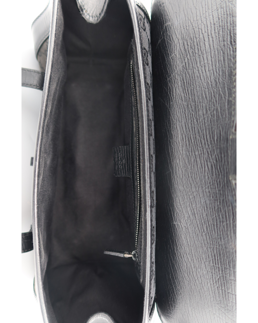 Gucci Black Medium Canvas Bullet Shoulder Bag