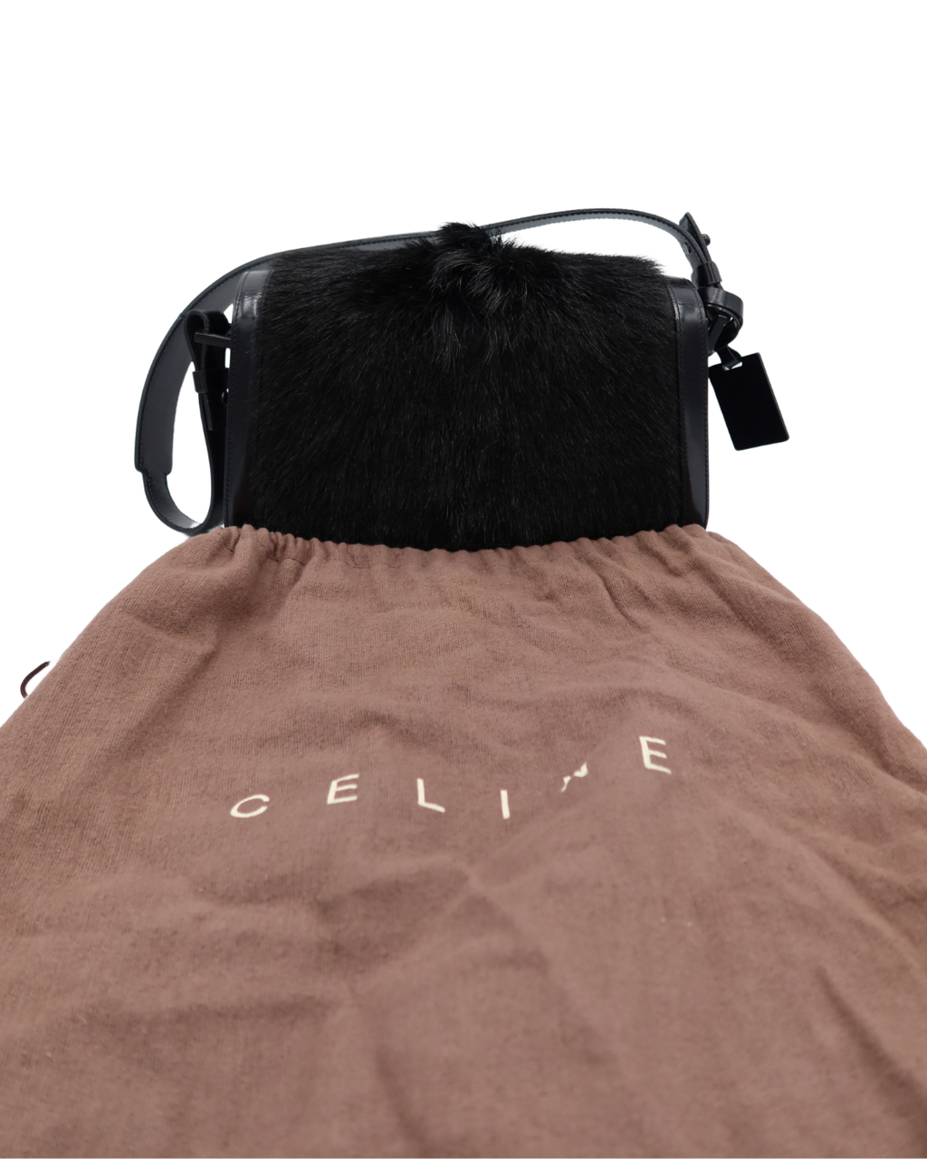 Celine Vintage Black Pony Hair & Leather Shoulder Bag, Michael Kors Era 2000