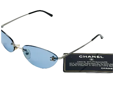 Chanel Blue Vintage Sunglasses
