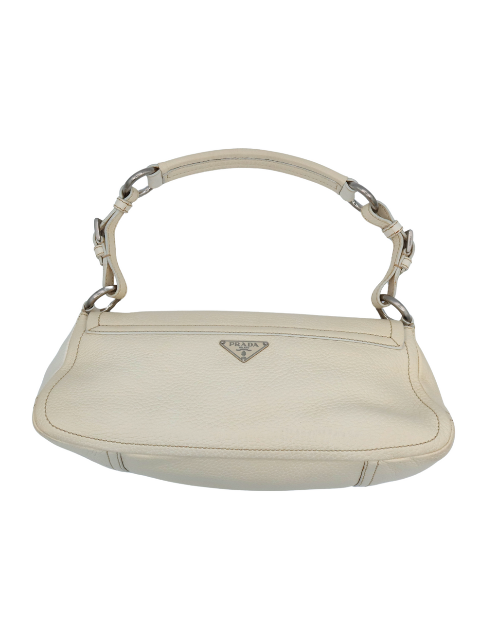 Prada Ivory White Leather Bag Limited Edition Shoulder Bag