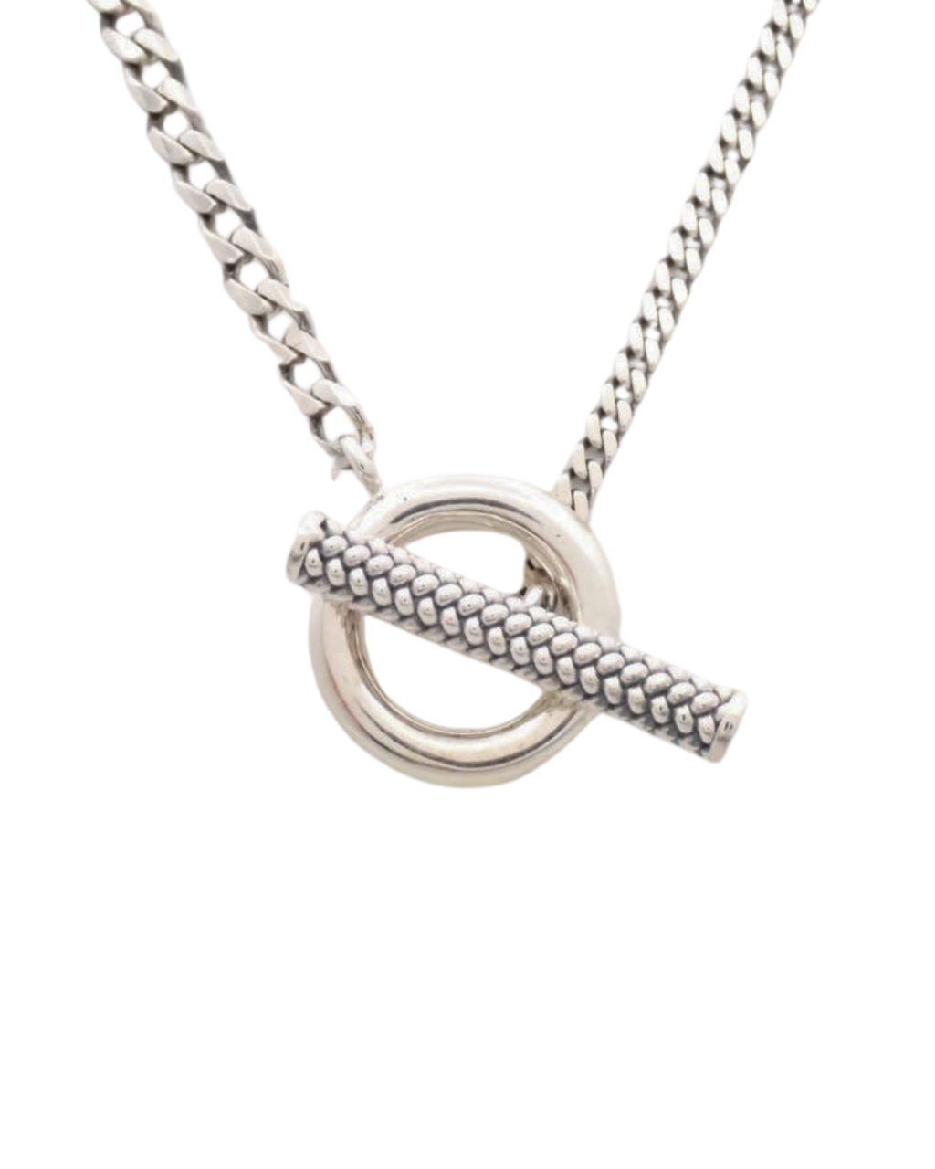 Bottega Venetta Intreccio Necklace in Sterling Silver
