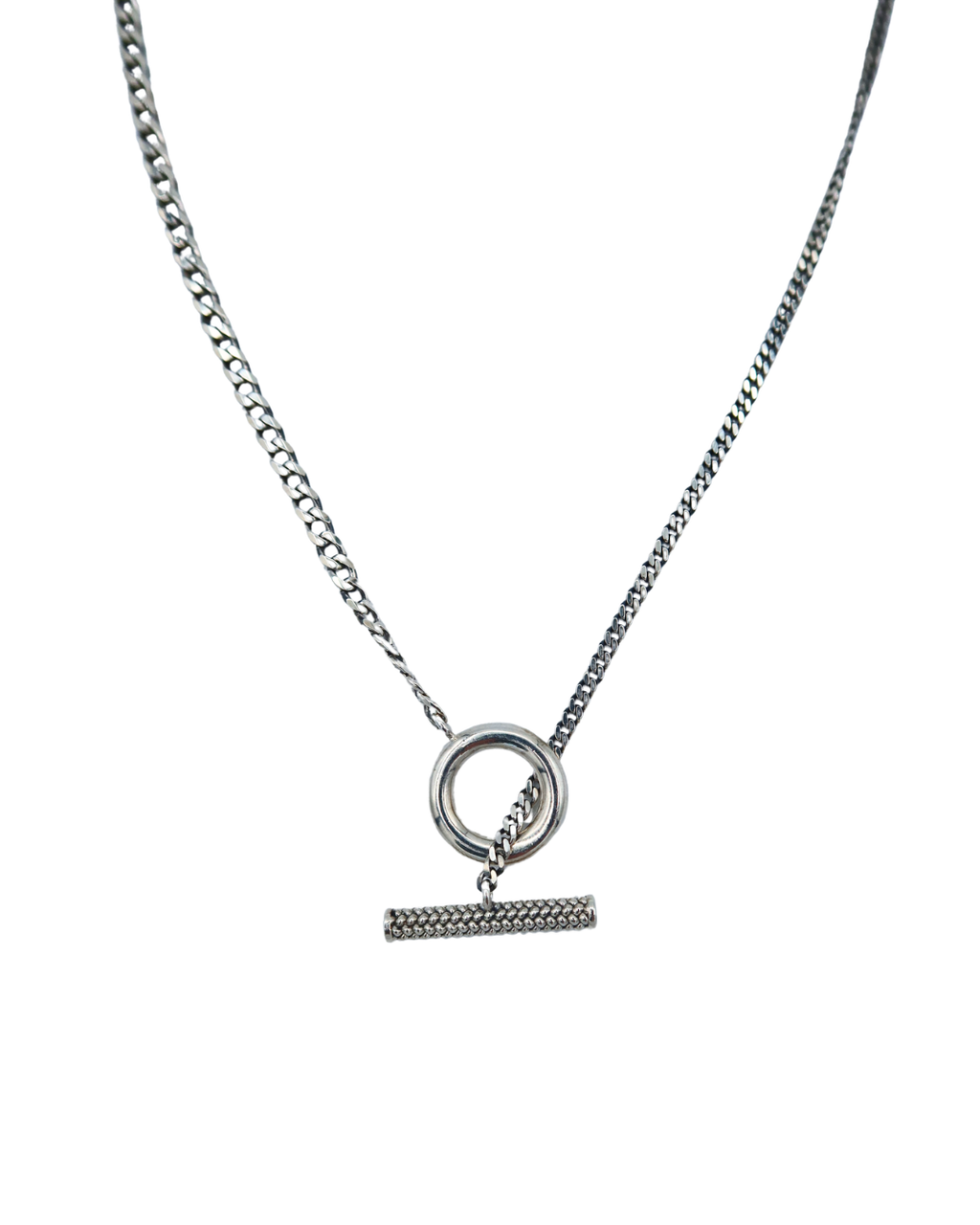 Bottega Venetta Intreccio Necklace in Sterling Silver