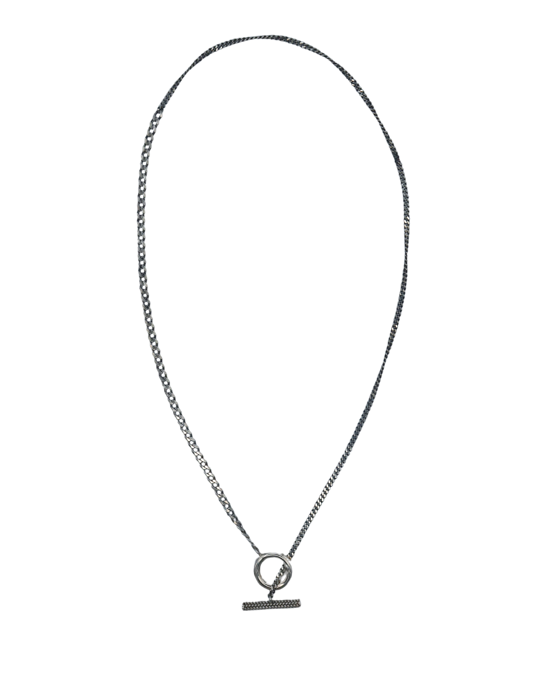 Bottega Venetta Intreccio Necklace in Sterling Silver