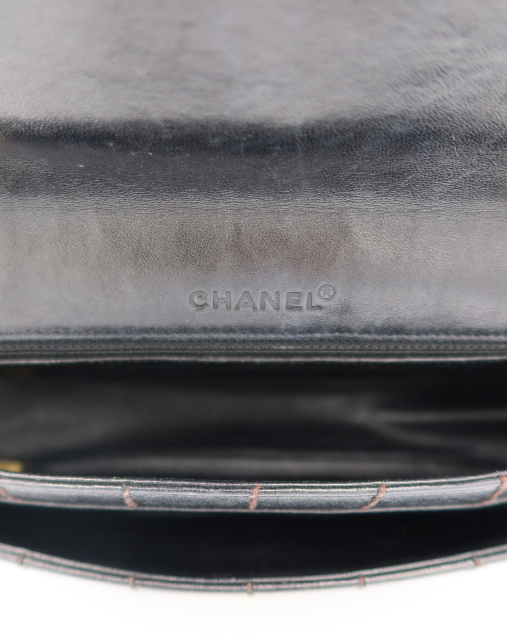 Chanel Vintage Wild Stitch Chocolate Bar Shoulder Flap Bag 2002-2003