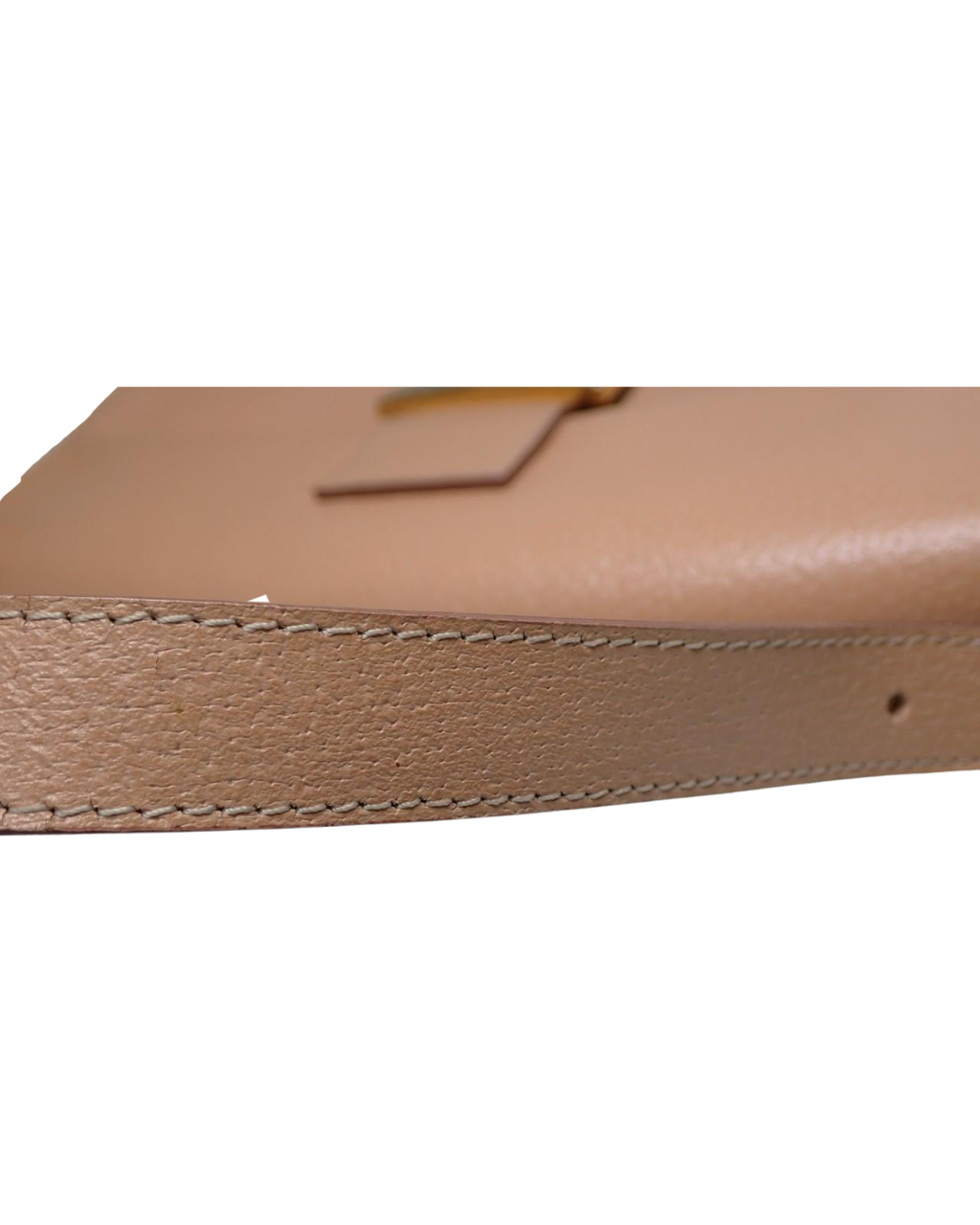 Fendi Vintage Pink Leather Baguette Shoulder Bag