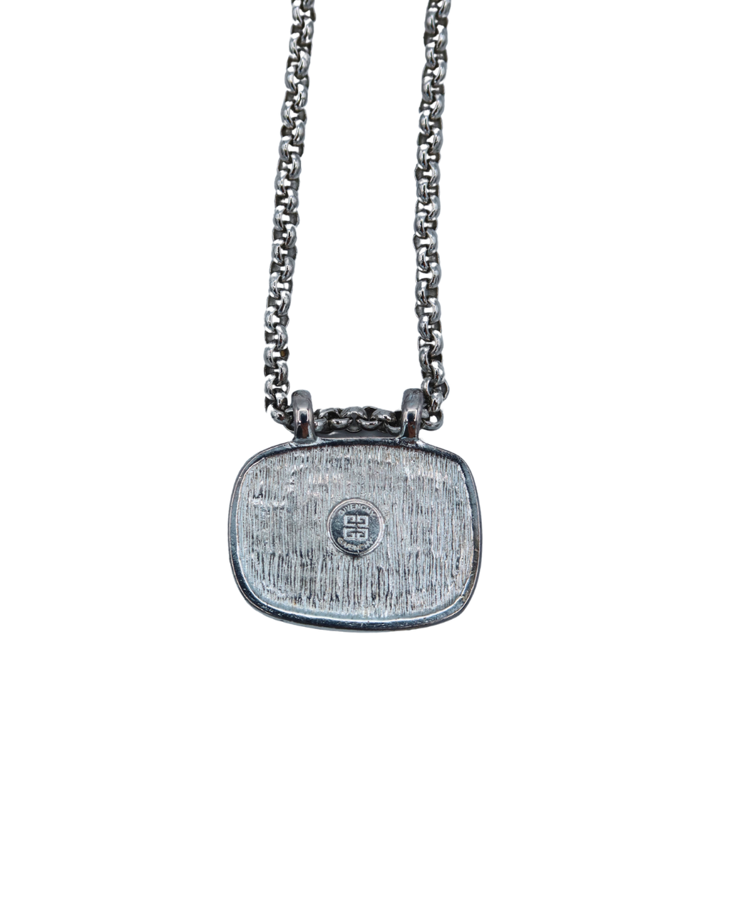Givenchy Vintage Orange Stone Pendant Necklace