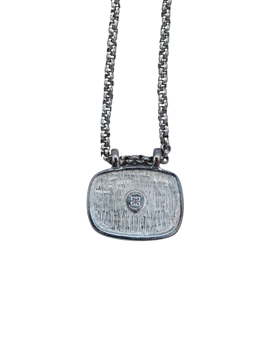 Givenchy Vintage Orange Stone Pendant Necklace