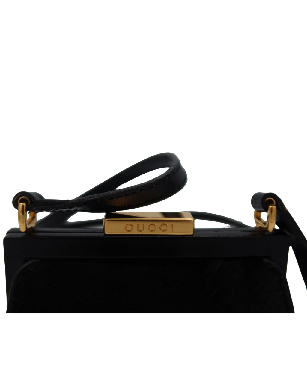 Gucci Vintage Black Mini Pony Hair Bag