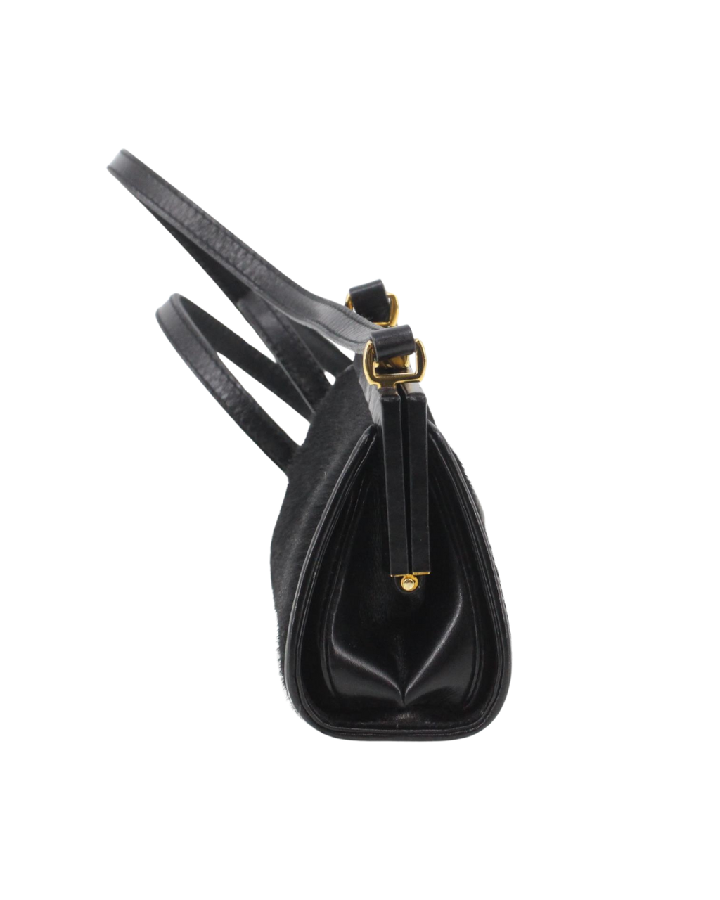 Gucci Vintage Black Mini Pony Hair Bag