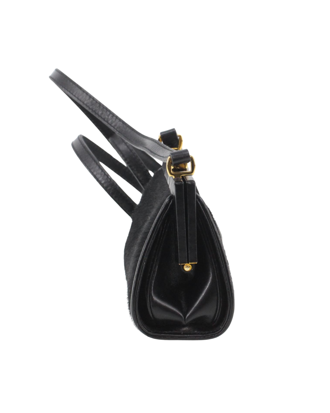 Gucci Vintage Black Mini Pony Hair Bag